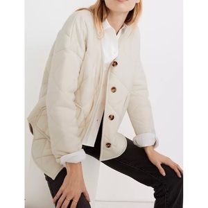 Madewell Quilted Sweater Jacket